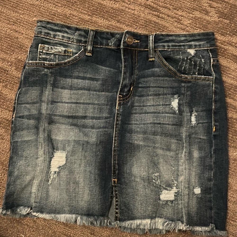 Never worn Boutique Jean Skirt